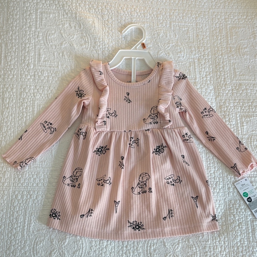 Carter’s Parisian Themed Dress NWT